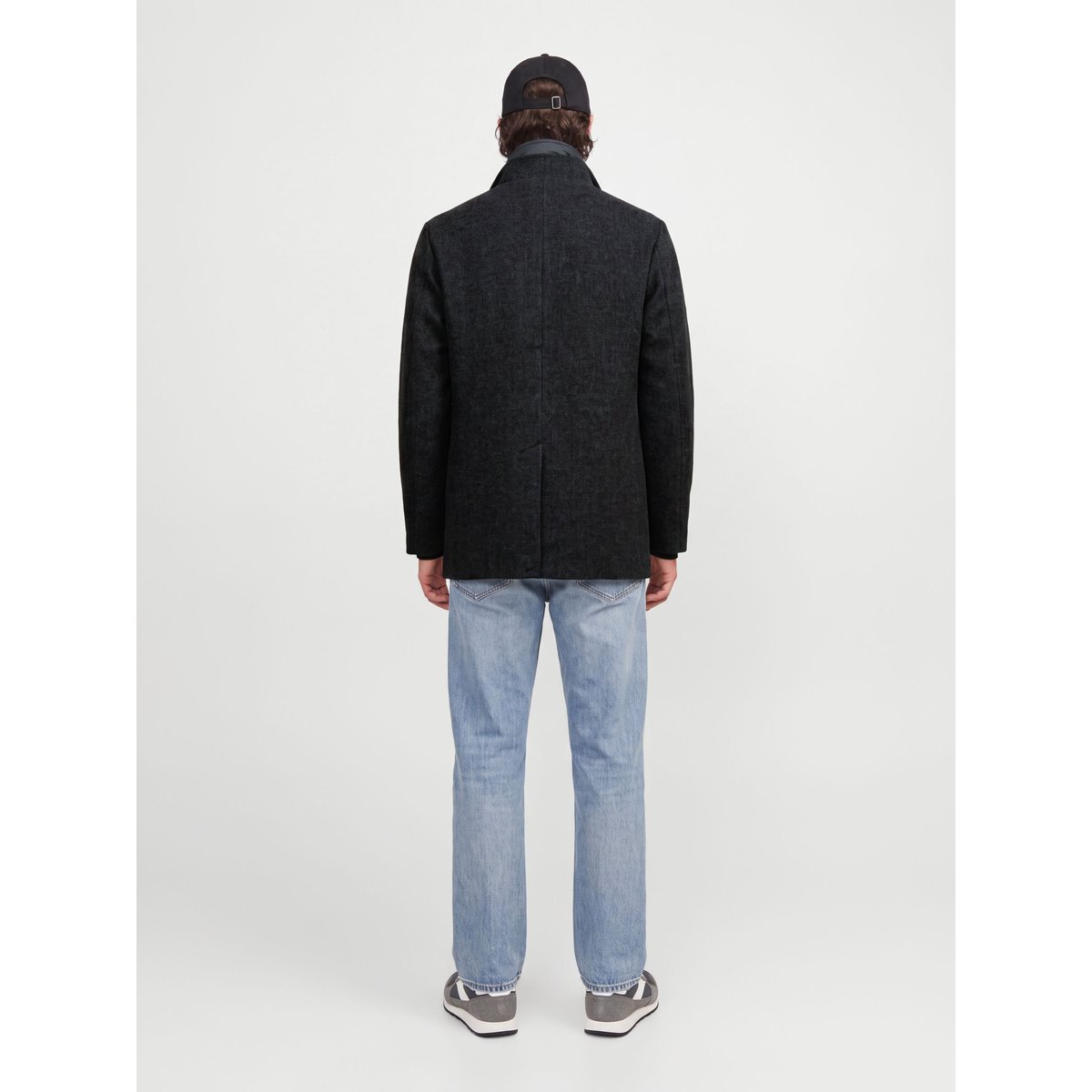Manteau dark grey melange 1, JACK & JONES
