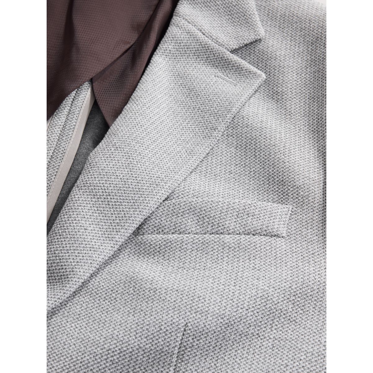 Blazer en jersey texturé gris, NEXT