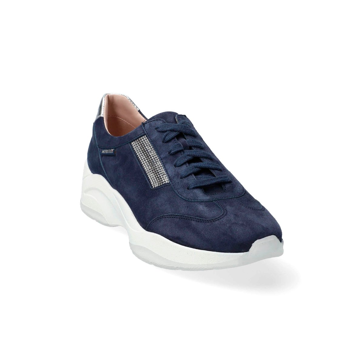 Baskets en cuir nubuck ROSE bleu p5134264, MEPHISTO