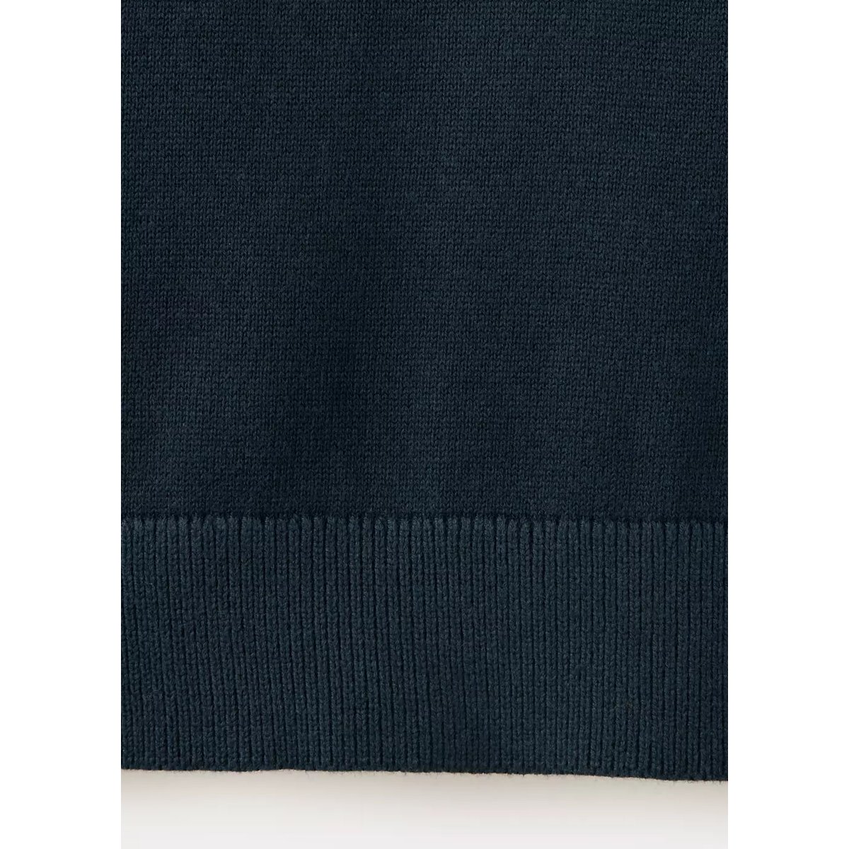 Pull col montant zip bleu marine, MANGO TEEN