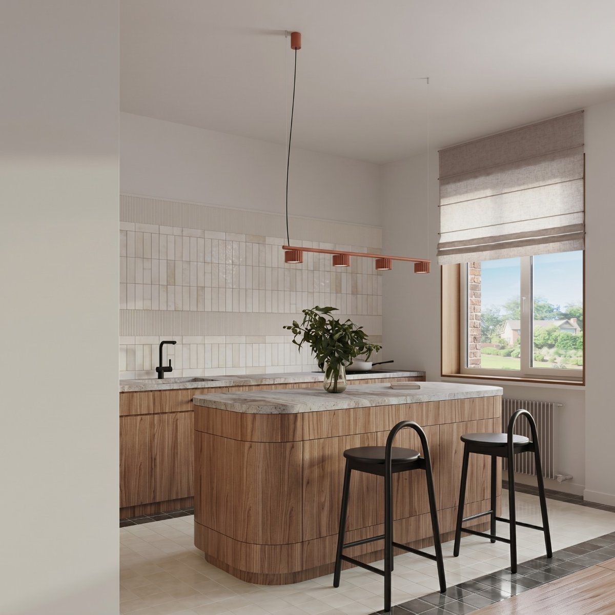 Lustre Aluminium Ocre Rouge Gx53 4 AURA ocre rouge, EDEN
