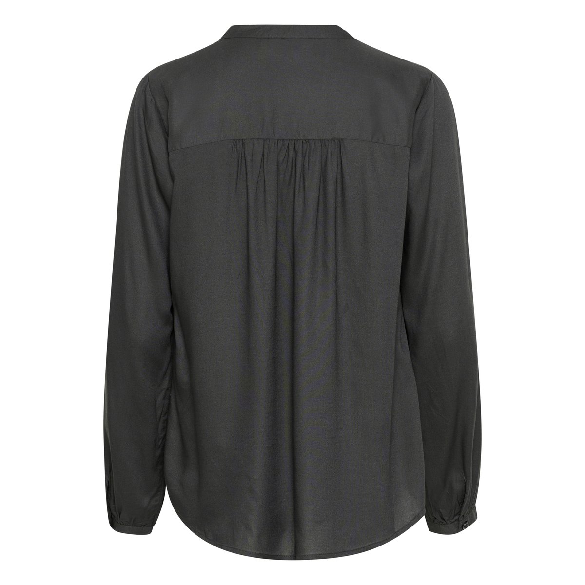 Long sleeved blouse noir black oyster, KAFFE