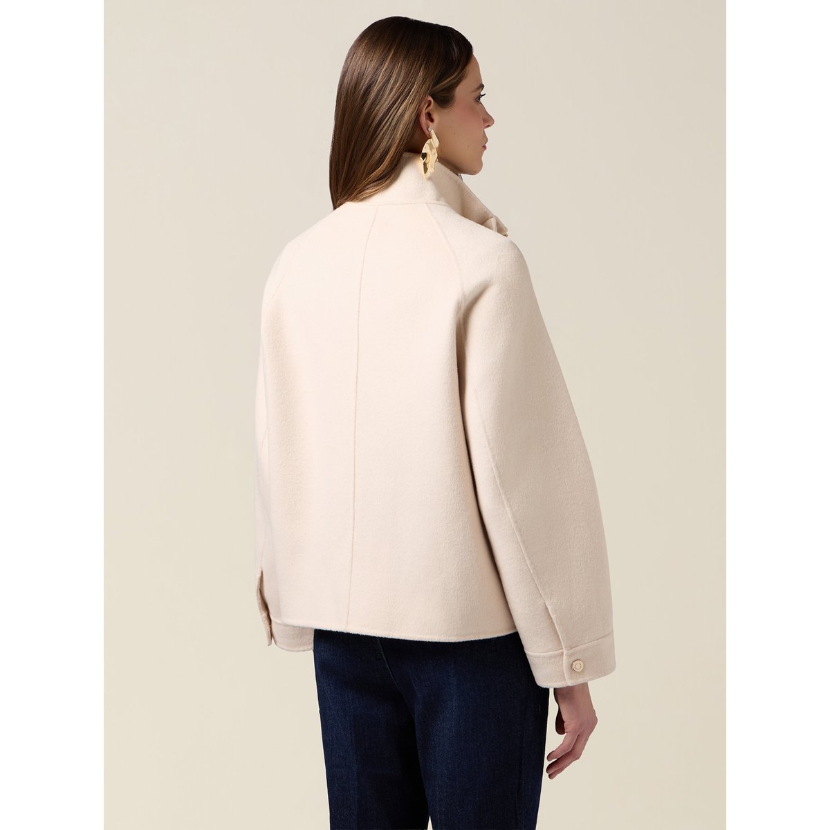 Manteau court beige, OLTRE