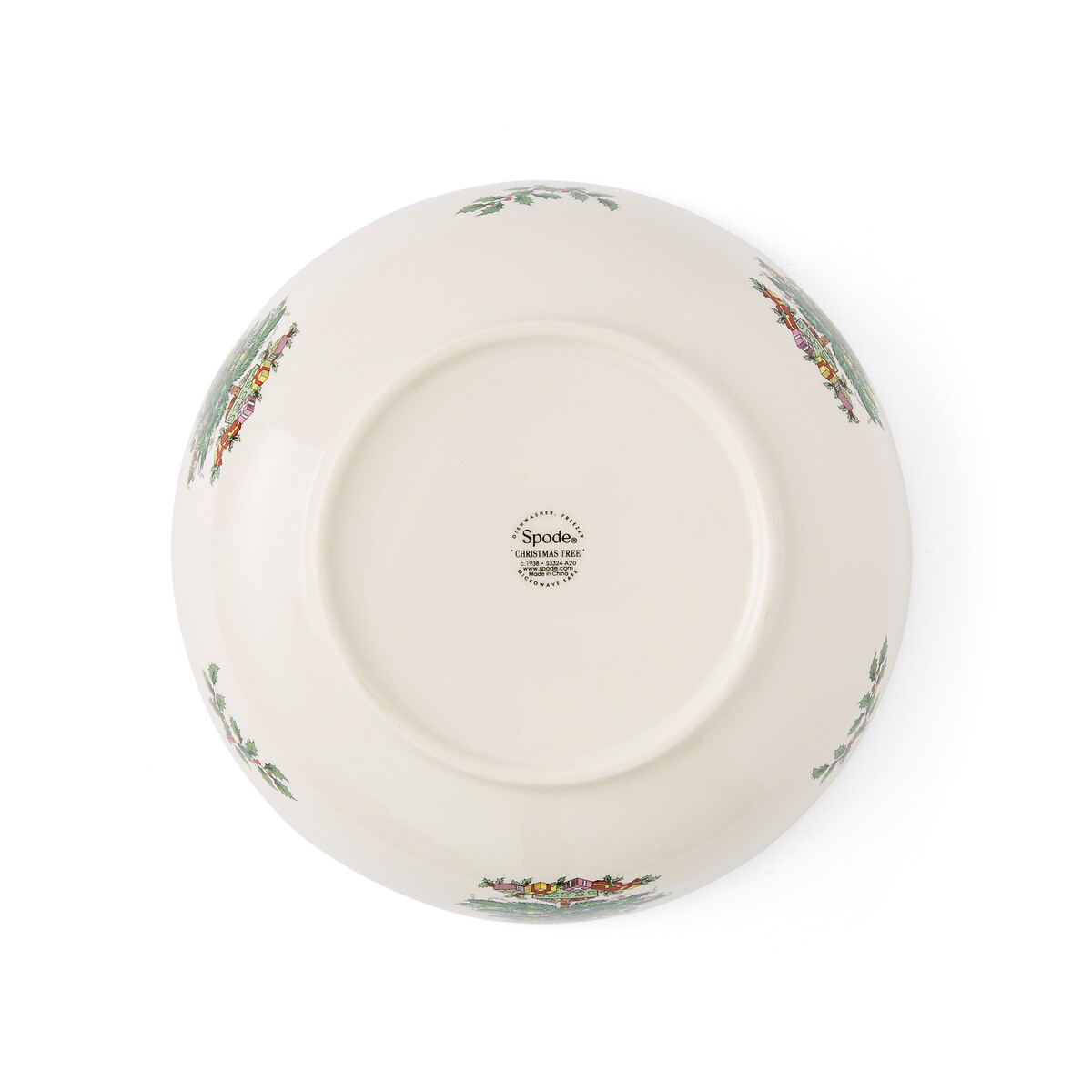 Christmas Tree Serving Bowl white, SPODE