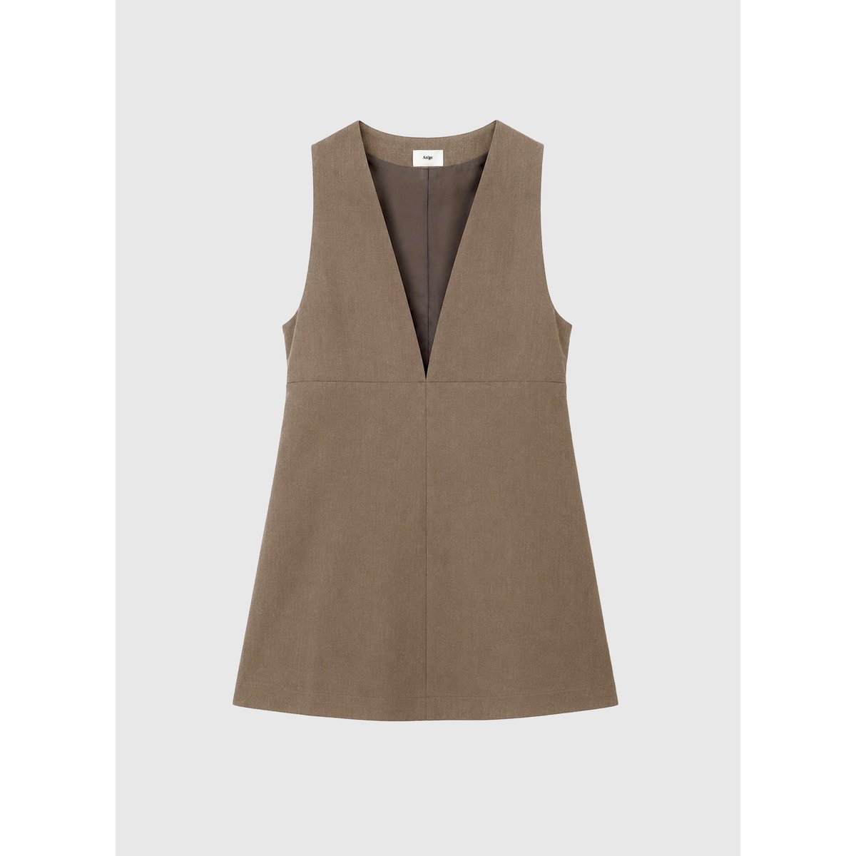 Robe Courte MADINA taupe, AN'GE