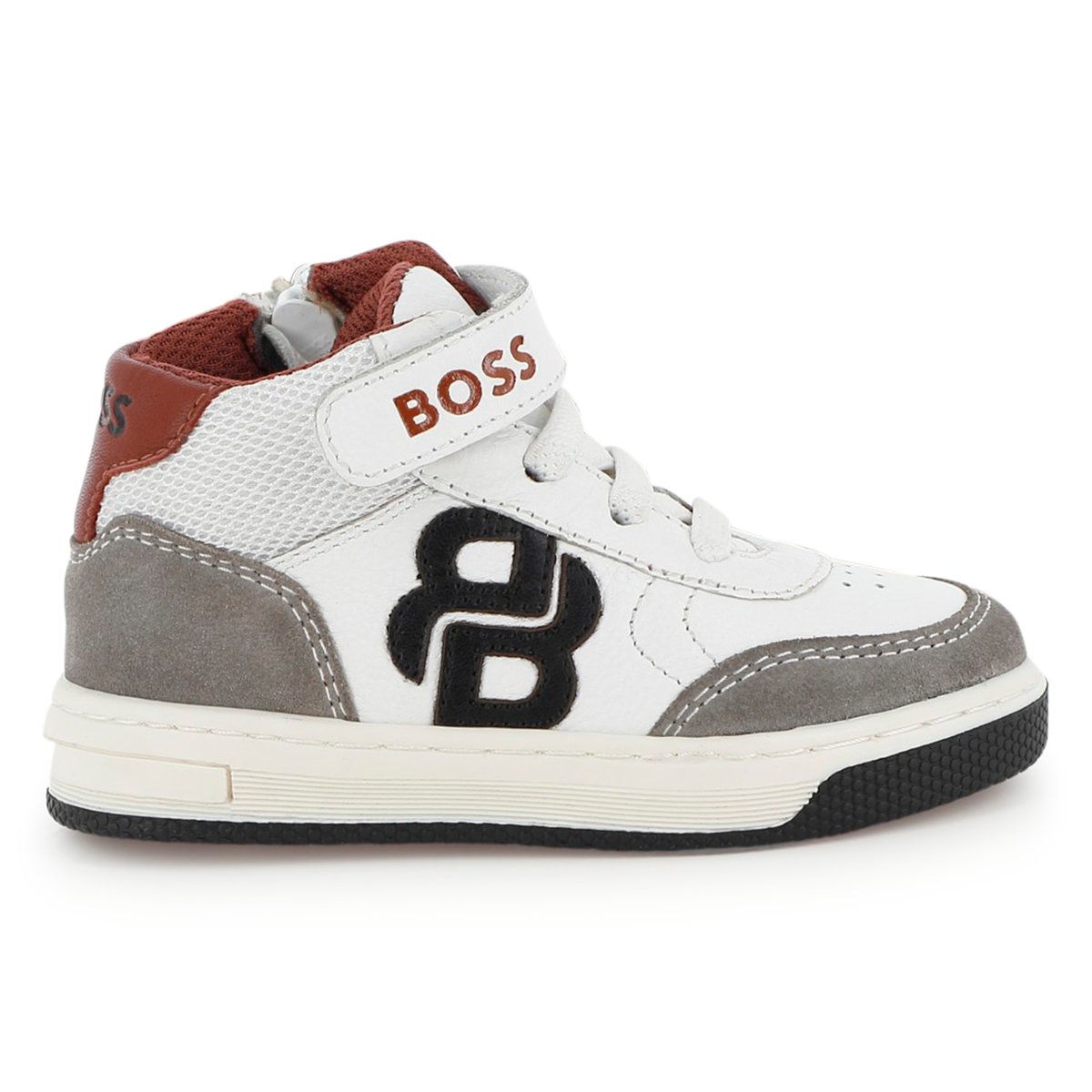 Baskets basses à lacets blanc, BOSS KIDSWEAR