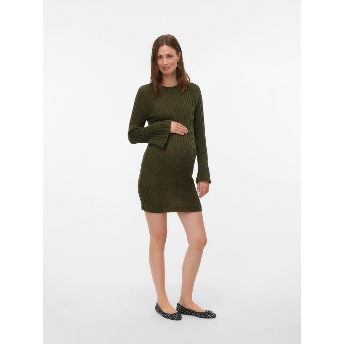 Robe En Maille grape leaf, MAMA LICIOUS