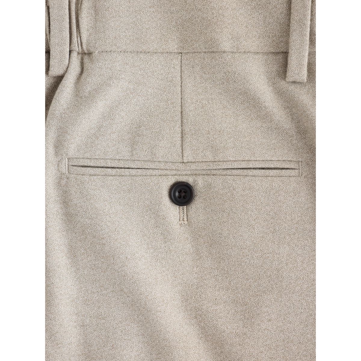 Pantalon de costume près du corps en flanelle écru, NEXT