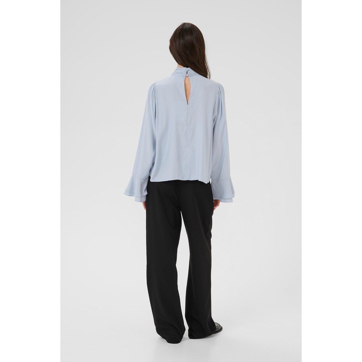 Blouse à manches longues bleu subdued blue, KAREN BY SIMONSEN
