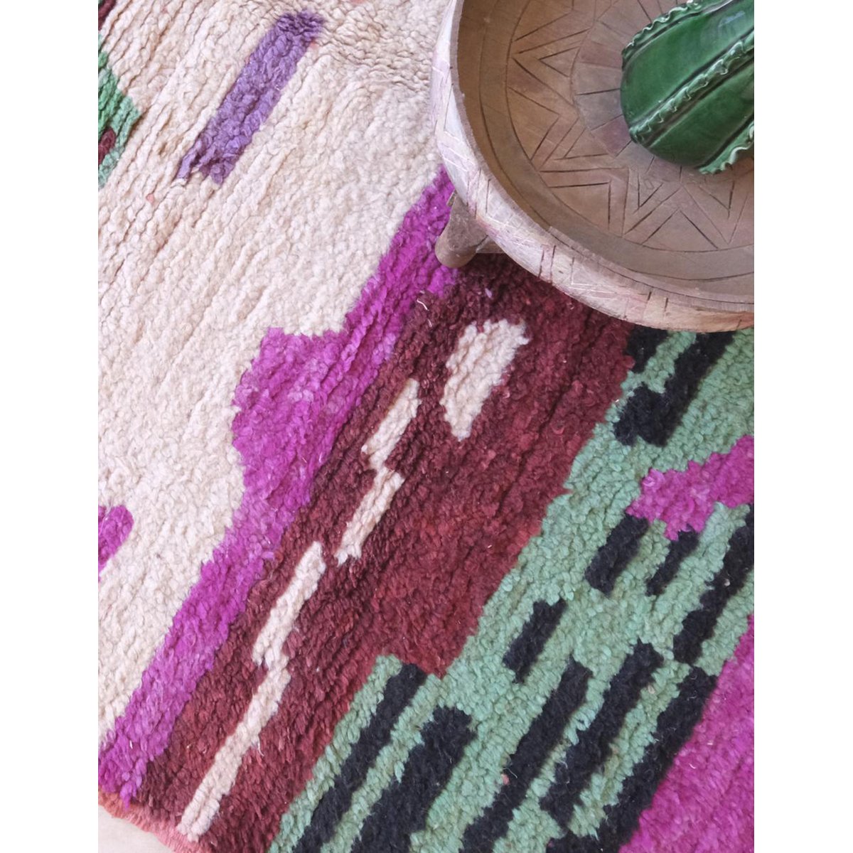 Tapis berbère marocain pure laine 174 x 264 cm palette colorée, AFK LIVING