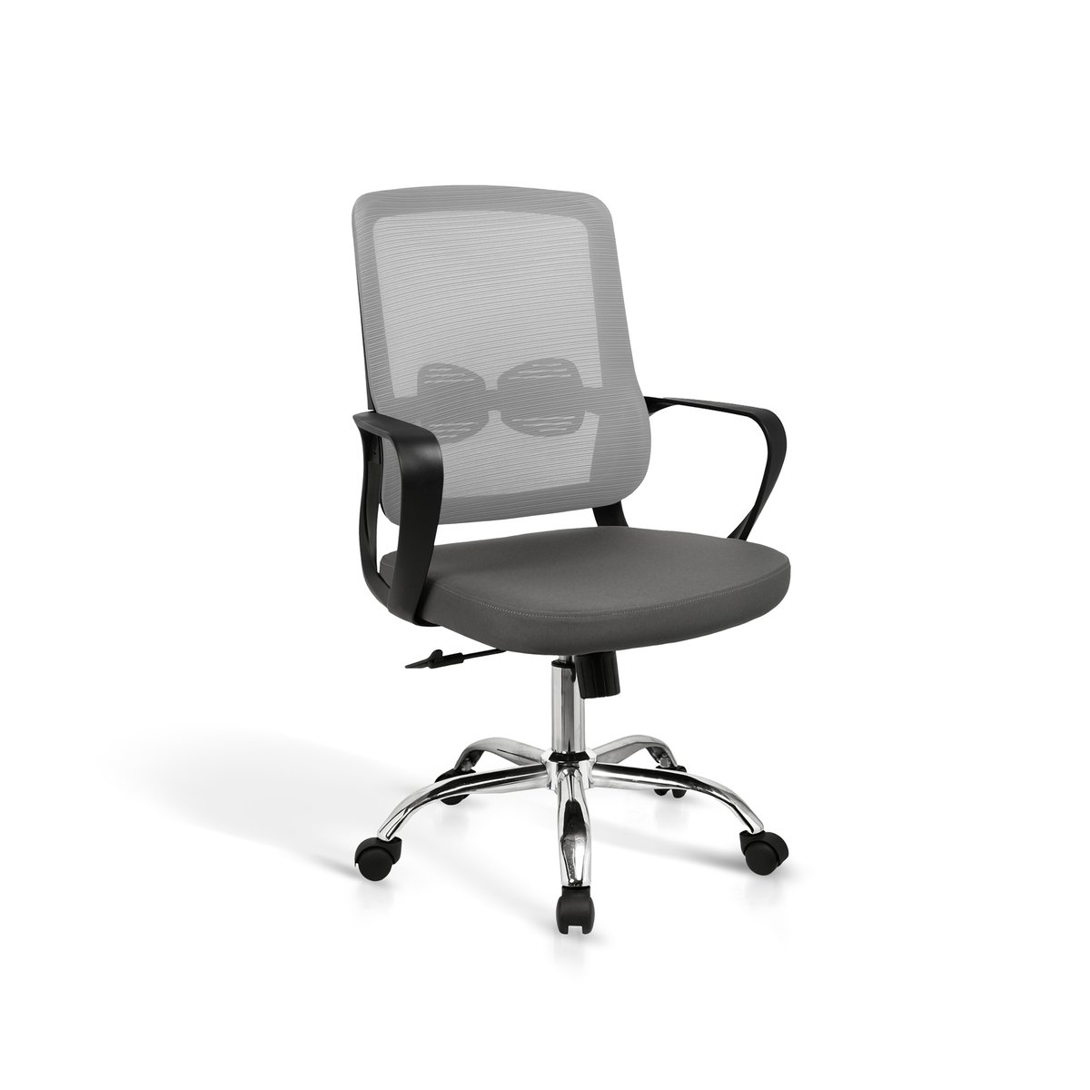 Chaise de bureau, MYLO gris, HISPANOHOGAR