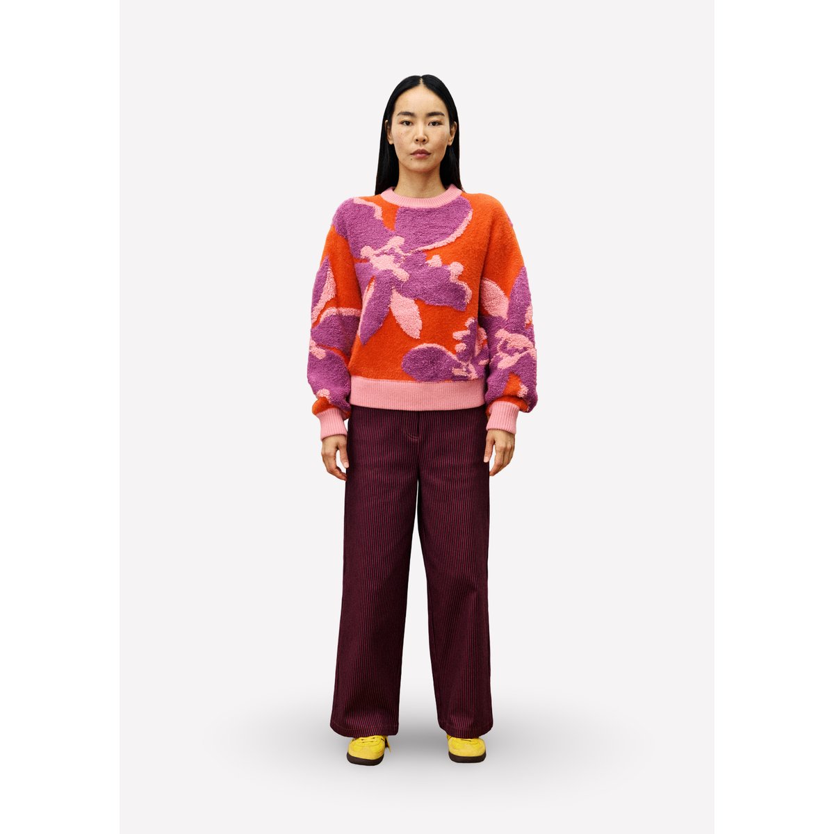 Pull  AYME orange, FRNCH