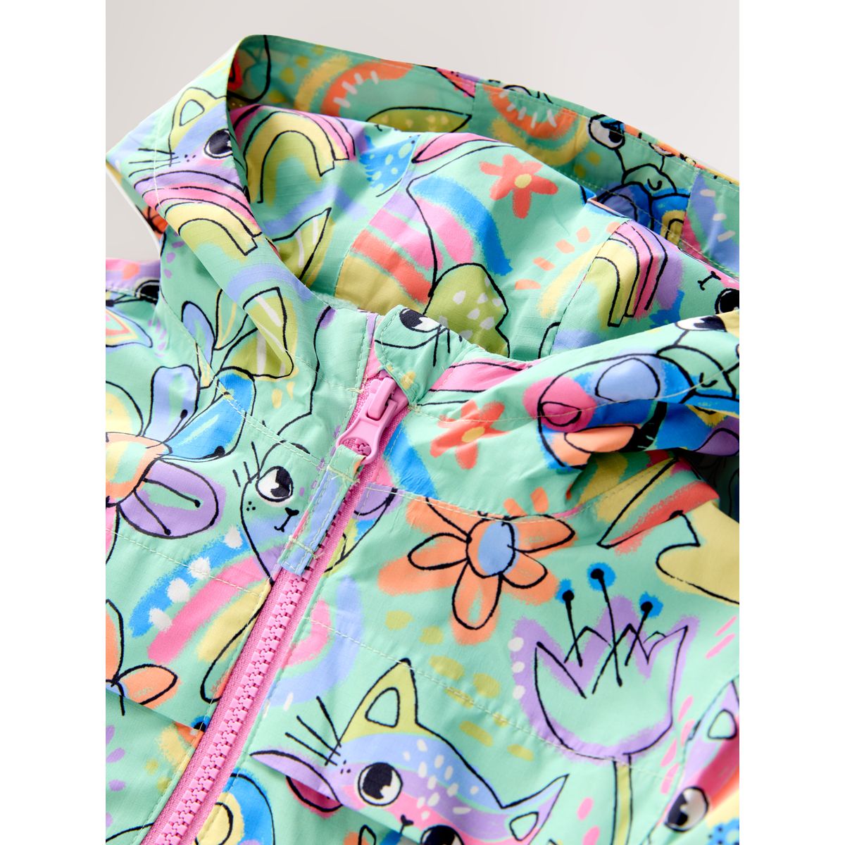 Anorak imperméable caractère vert, NEXT