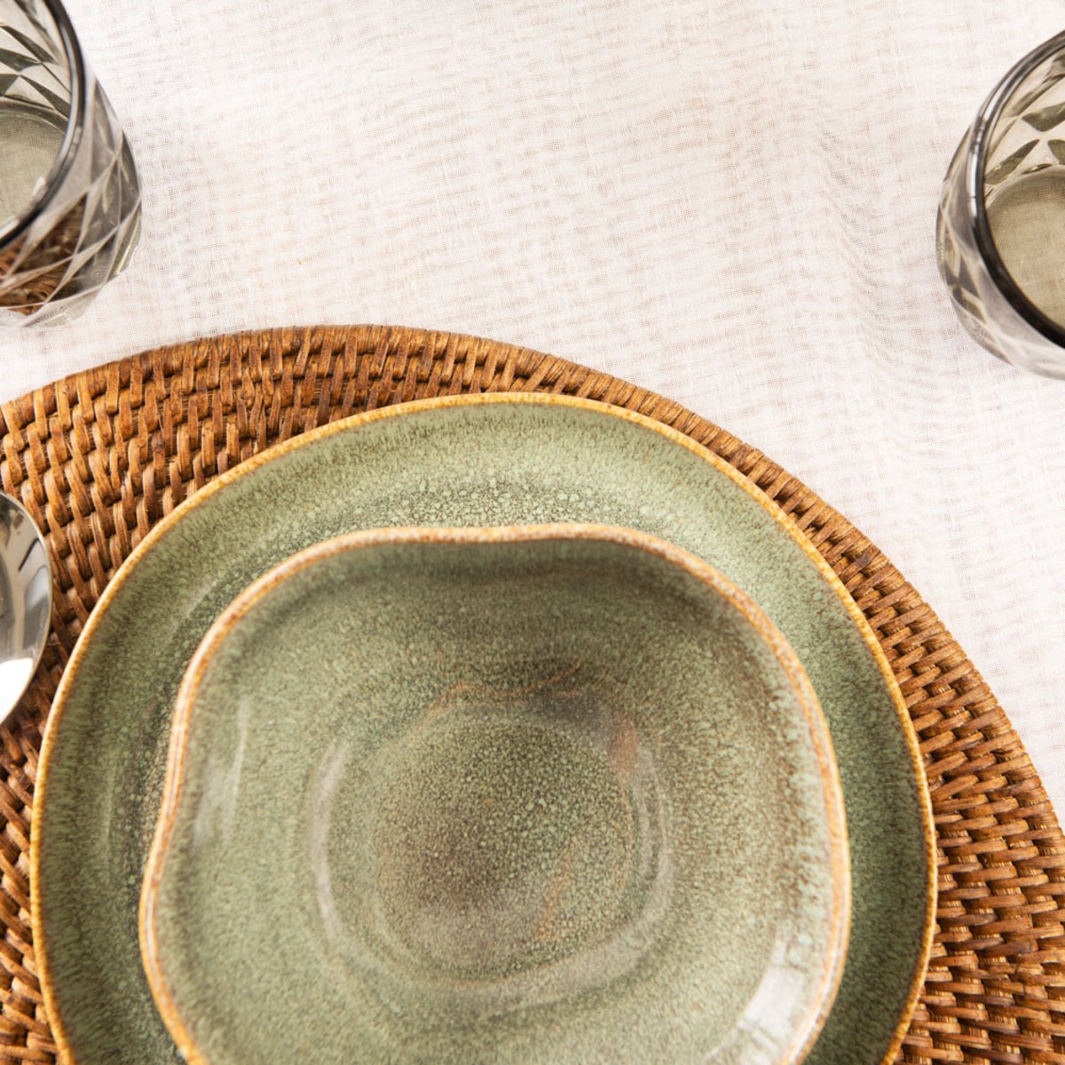 Saladier Silva 26 cm - SILVA vert, TABLE PASSION
