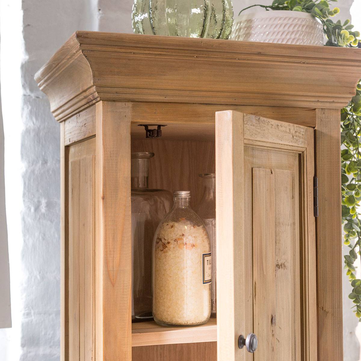 Colonne en bois recyclé GARANCE bois clair, MADE IN MEUBLES 