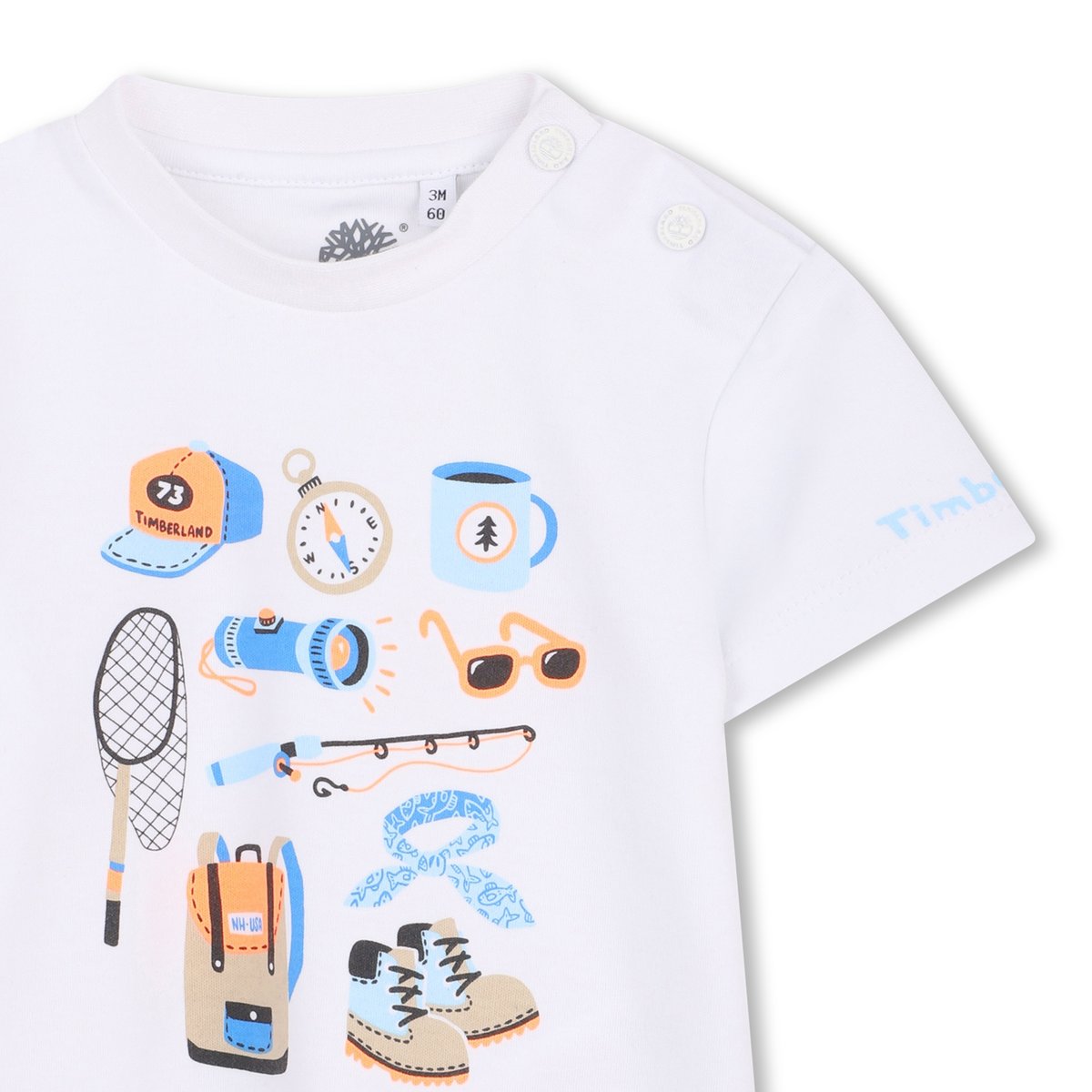 Tee-shirt manches courtes blanc, TIMBERLAND