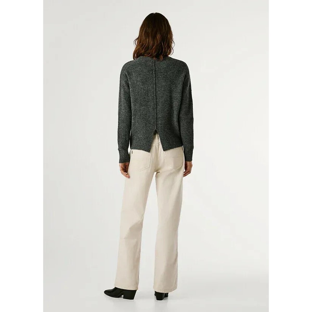 Cecil Crew Neck Jumper dark grey, PEPE JEANS
