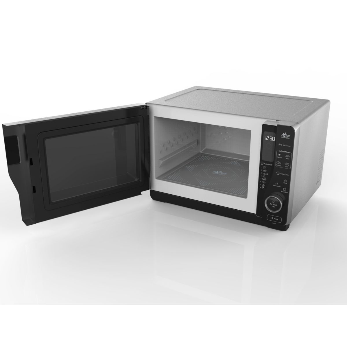 Micro ondes MWF420SL extraspace silver, WHIRLPOOL