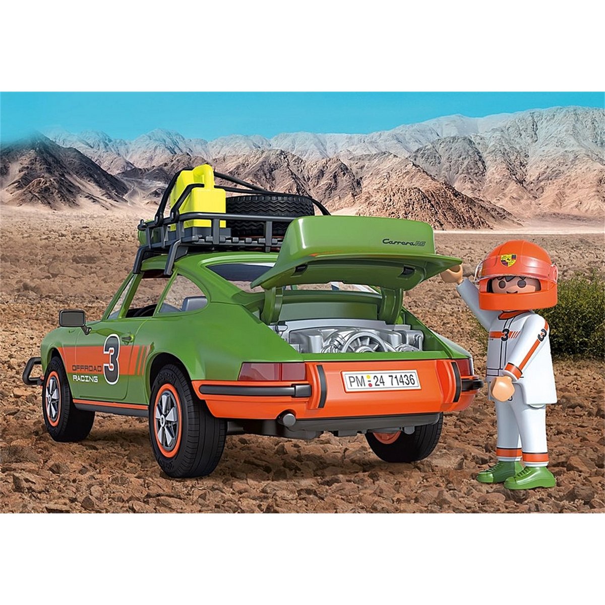 Porsche 911 Carrera RS 2.7 Offroad multicolore, PLAYMOBIL