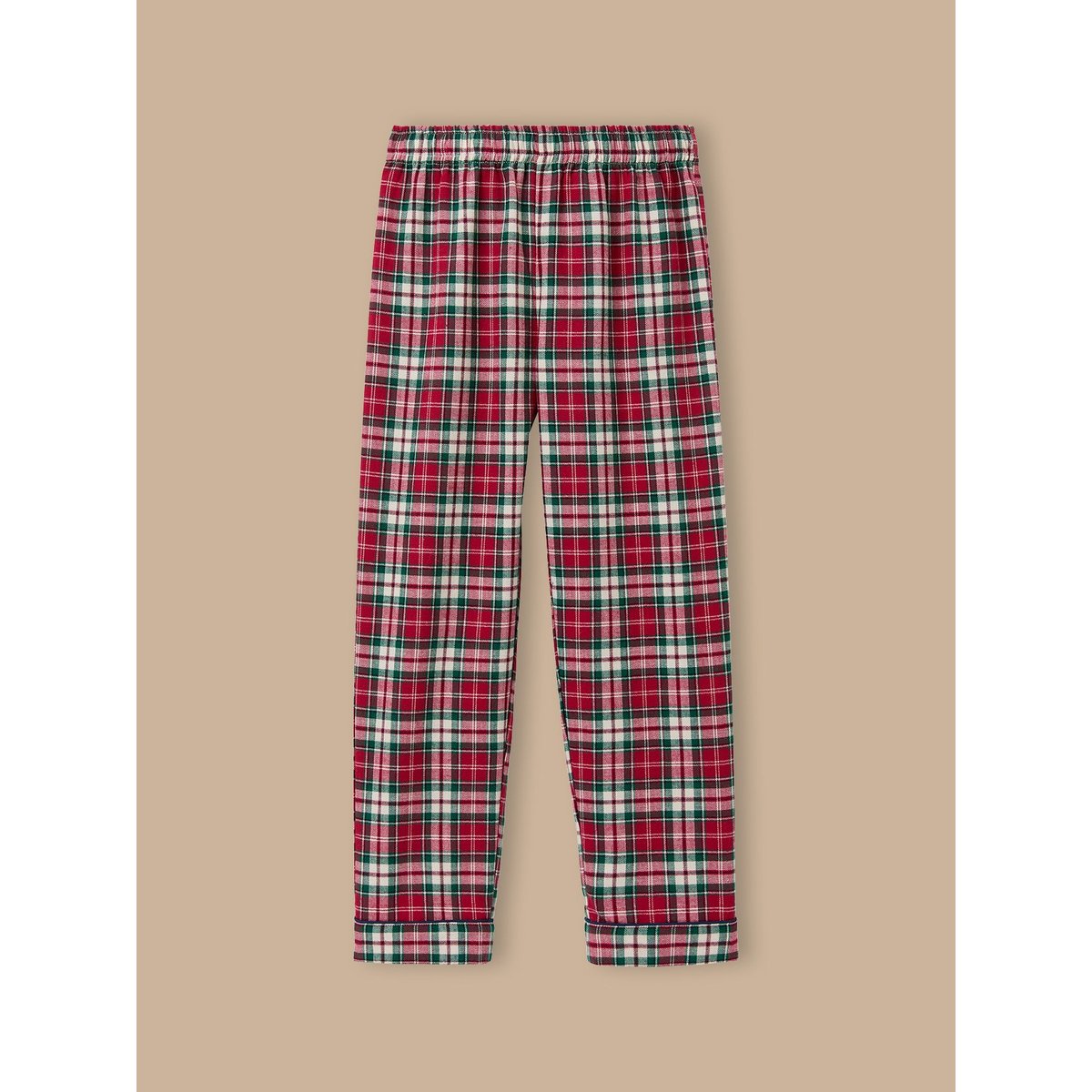 Pyjama grand-père Noël carreaux rouge, CYRILLUS