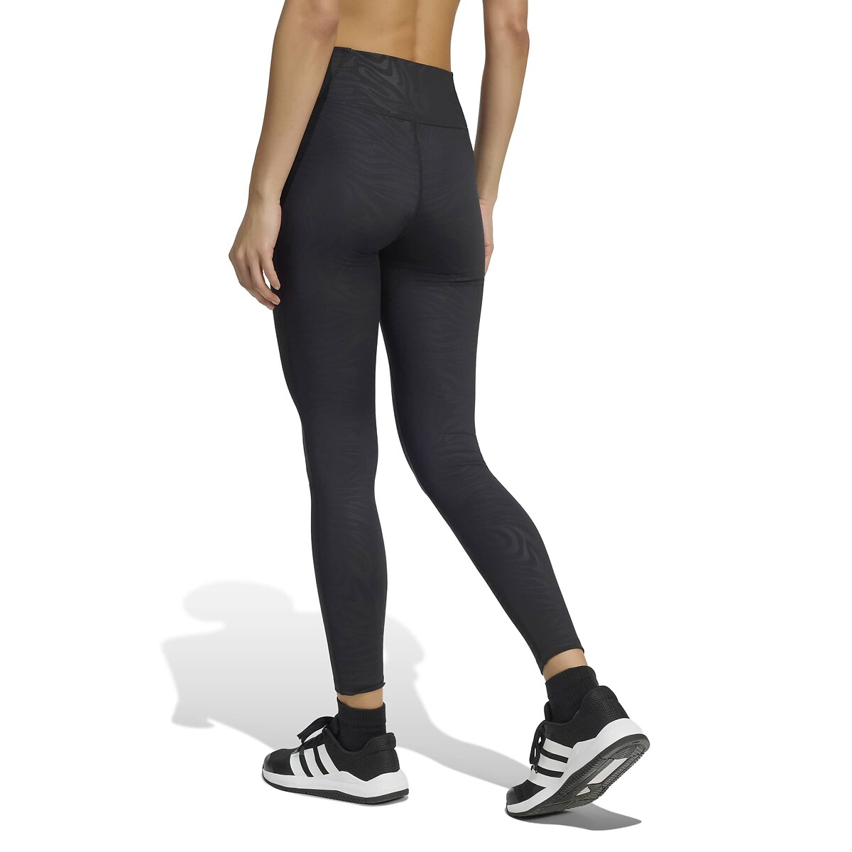 Leggings sportivi fantasia nero , adidas Performance