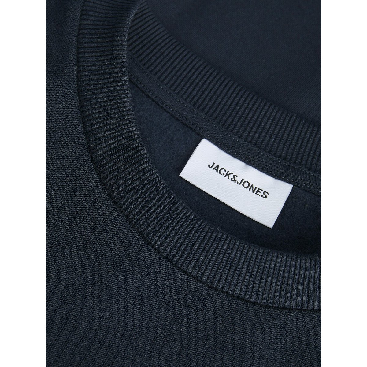 Small Logo Sweatshirt with Crew Neck navy blue, JACK & JONES