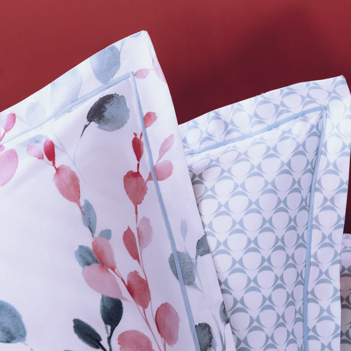 Taie D'oreiller Satin De Coton - SOFIA motifs, TRADITION DES VOSGES