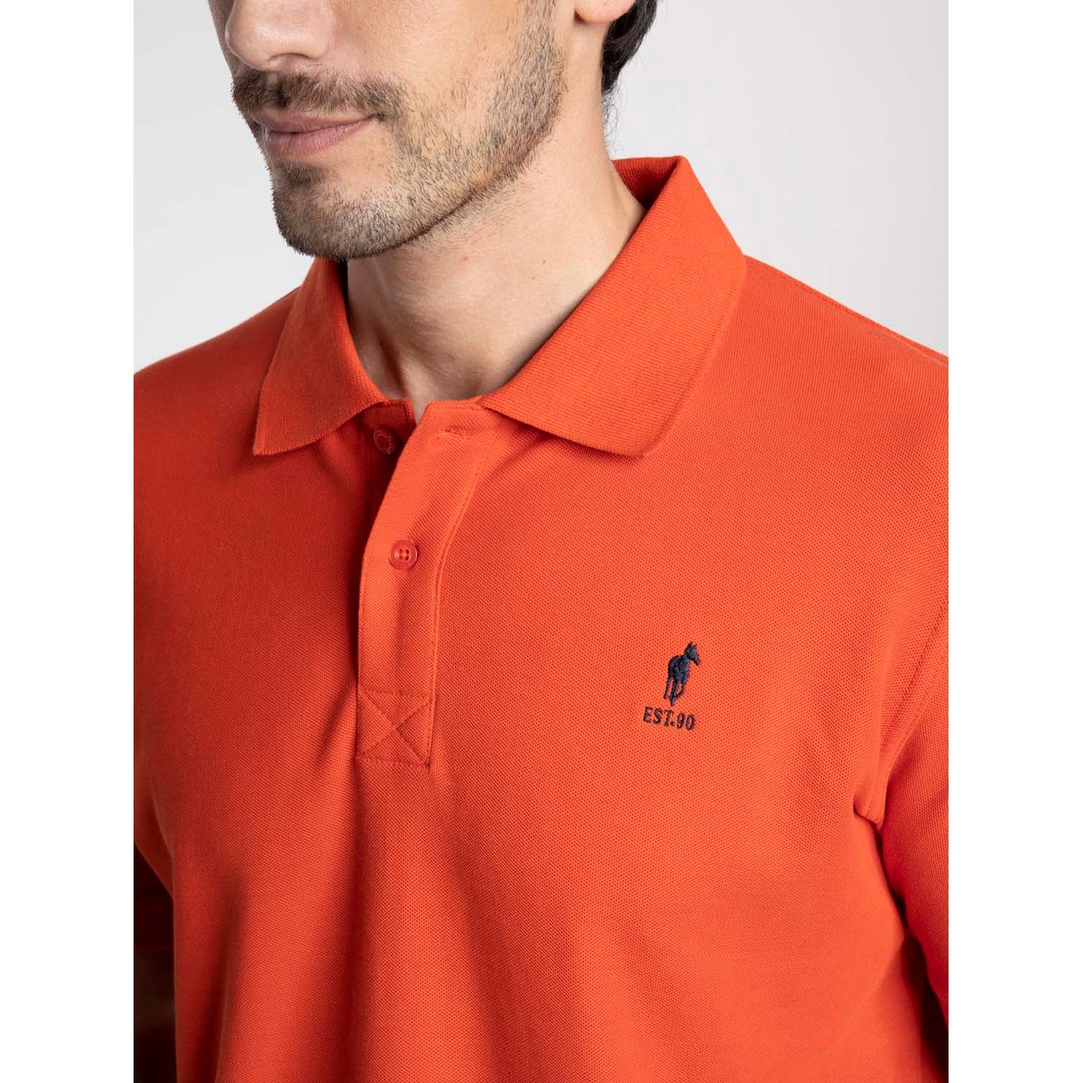 Polos manches courtes en coton ORLY rouge, GENTLEMAN FARMER