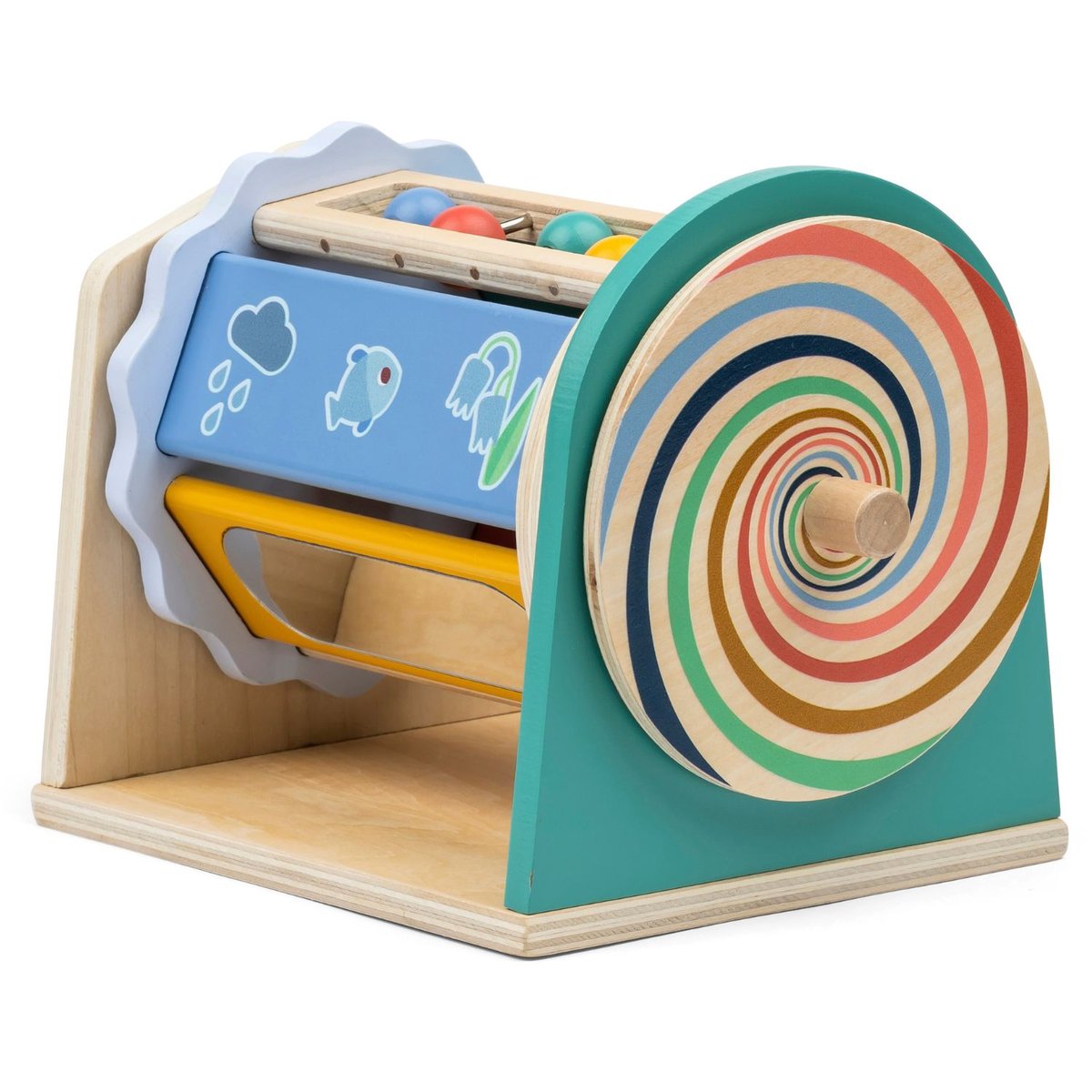 Tambour rotatif multicolore, LILLIPUTIENS