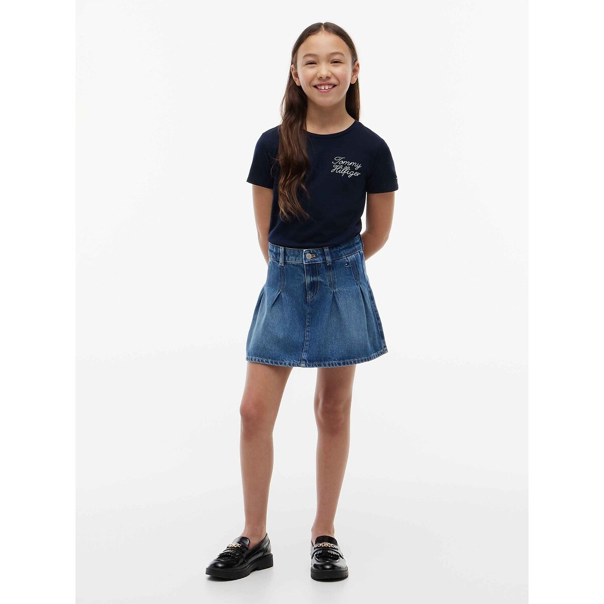 T-shirt manches courtes bleu marine, TOMMY HILFIGER