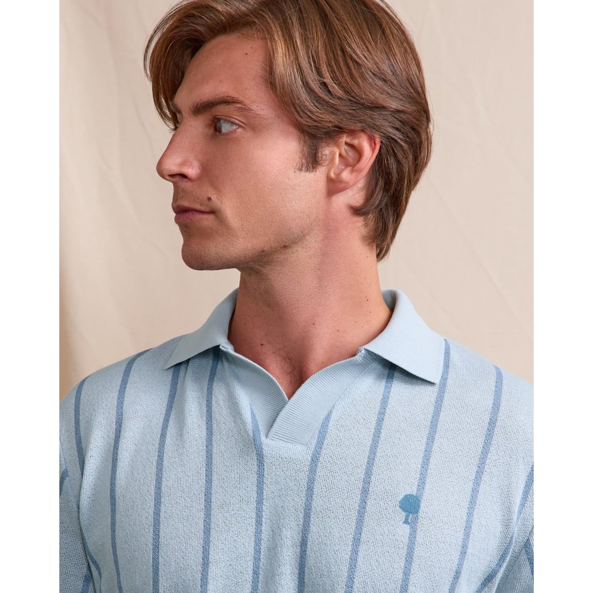 Polo BLACHE bleu clair, FAGUO