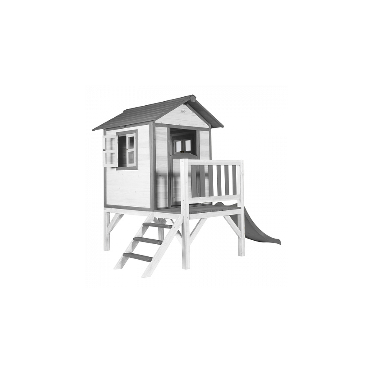 AXI Beach Lodge XL Maisonnette Classic Toboggan Gris couleur unique, AXI HOUSE