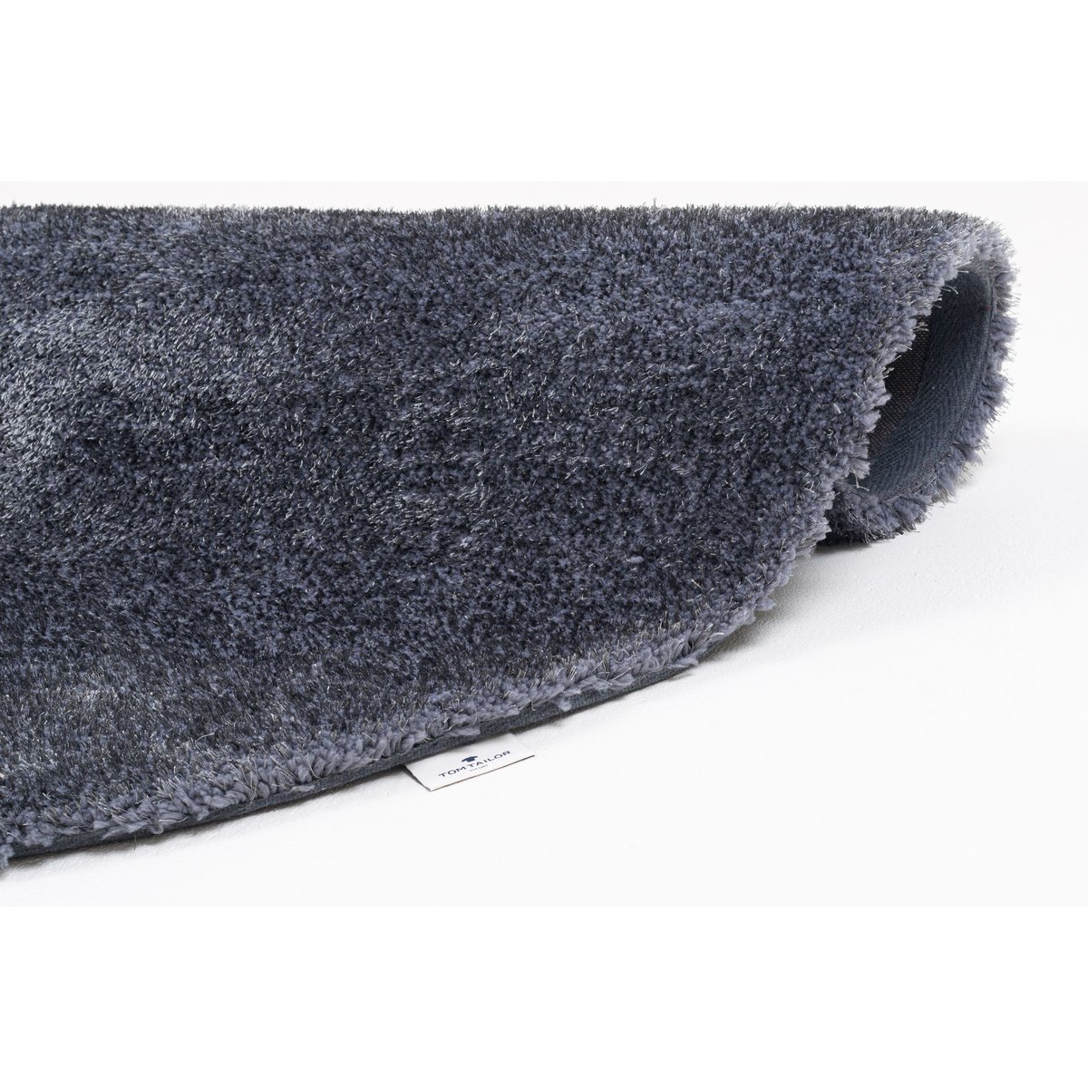 Tapis brilliant shaggy Soft, à longs poils choco, TOM TAILOR