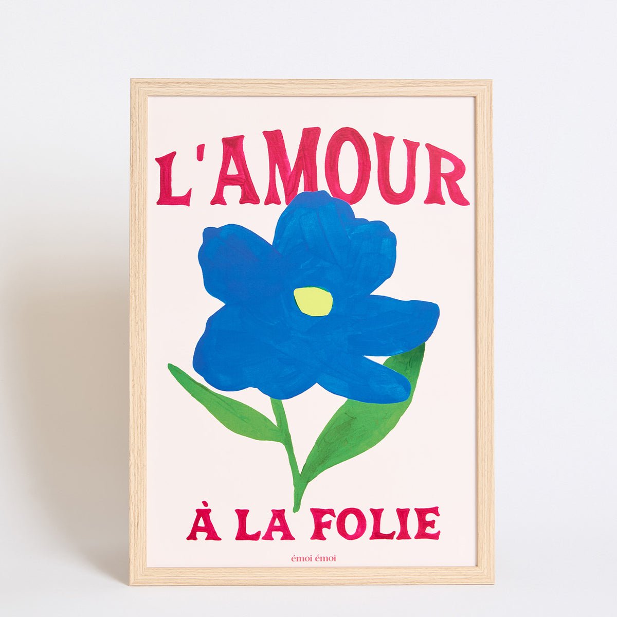 Affiche L'amour à la folie multicolore, EMOI EMOI