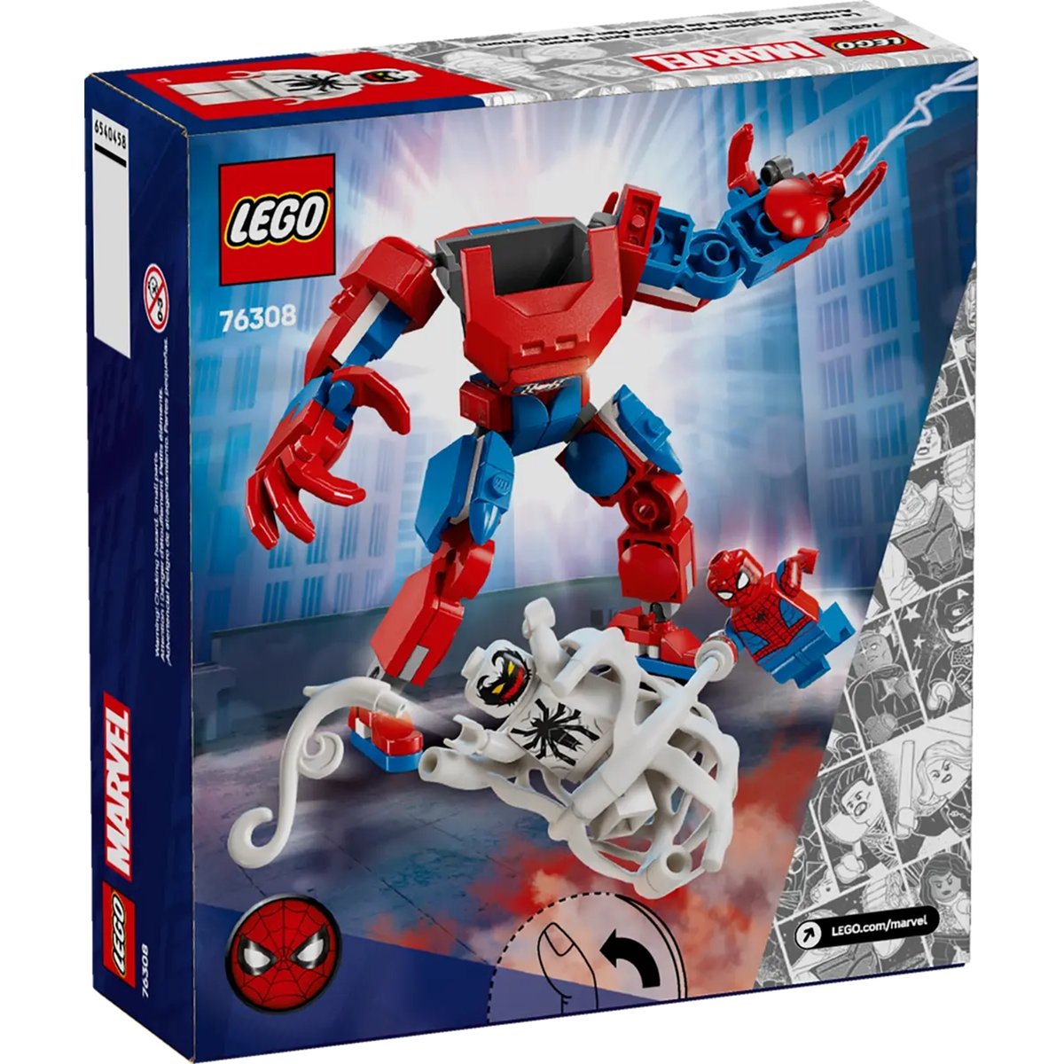 LEGO Marvel - Le robot de Spider-Man contre Anti-Venom - 76308 multicolore, LEGO