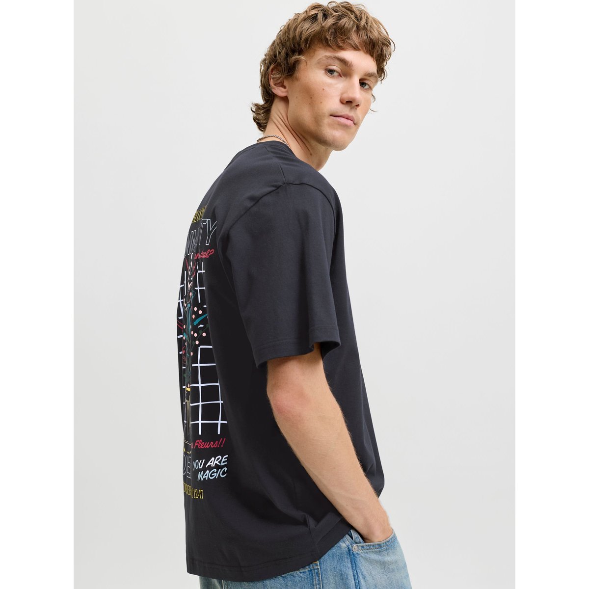 T-Shirt black 1, JACK & JONES