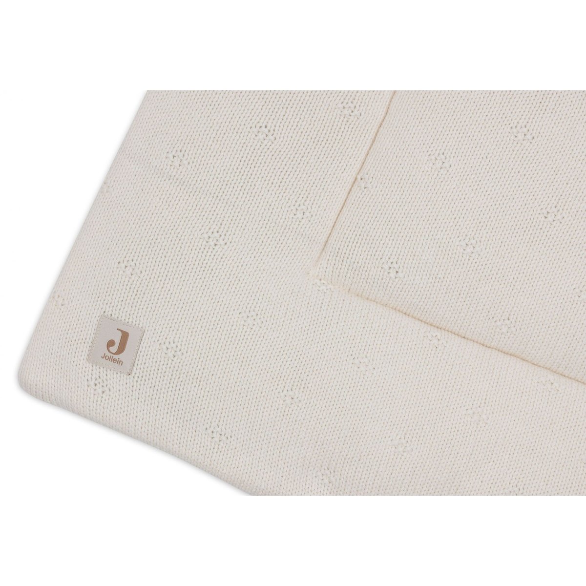 Tapis de parc 75x95 cm Cosy Knit ivoire, JOLLEIN