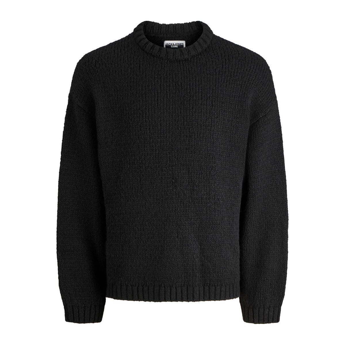 Pull En Maille noire - black, JACK & JONES