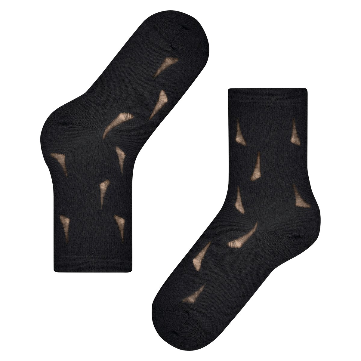 Chaussettes Distressed noir basique, FALKE