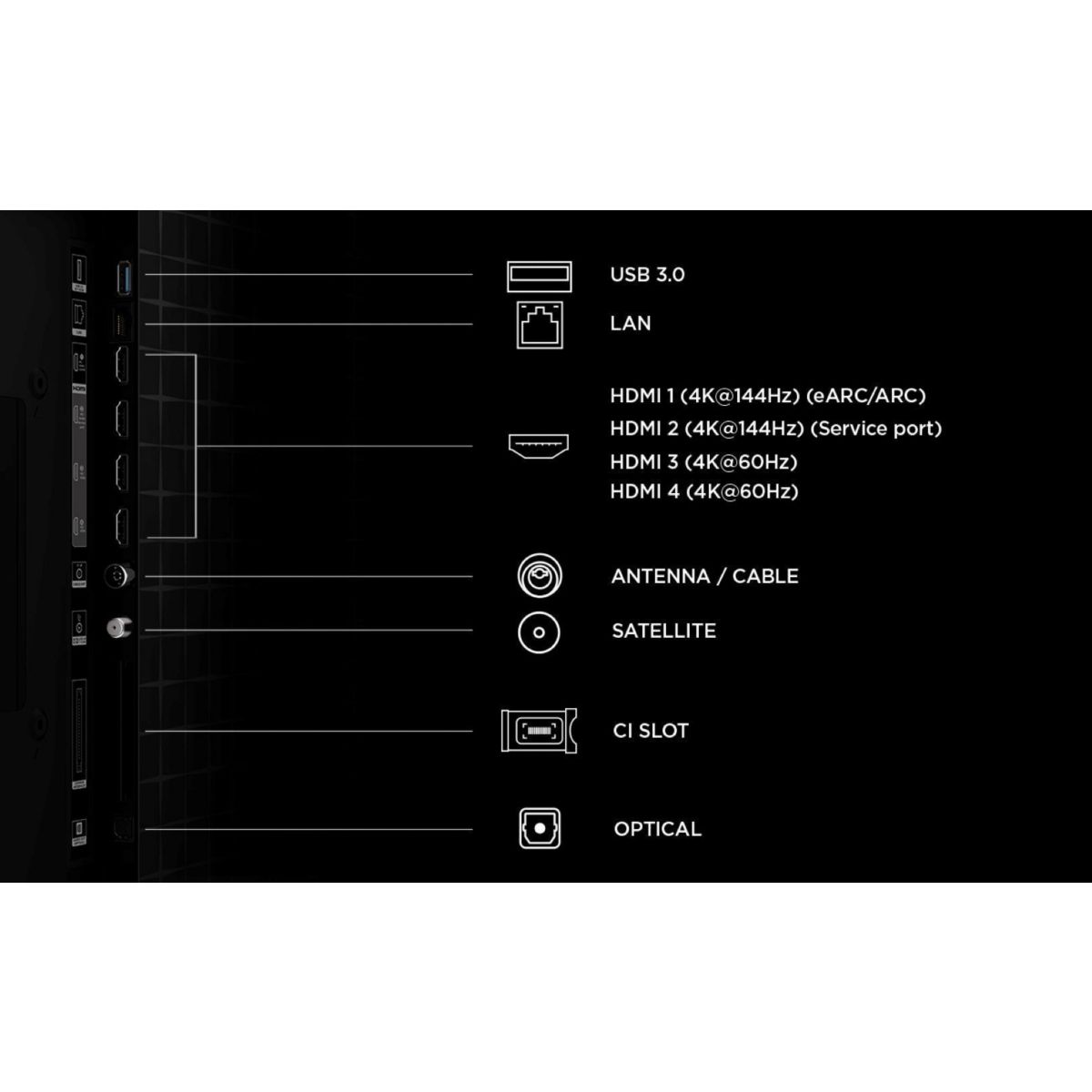 TV Mini LED 75A400U (2026) 75" (191 cm) couleur unique, TCL