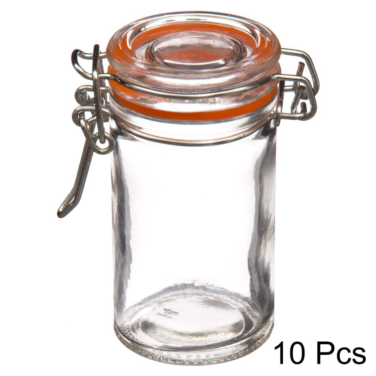 Lot de 10 petits pots 60 ml JARRO transparent, 5FIVE SIMPLY SMART