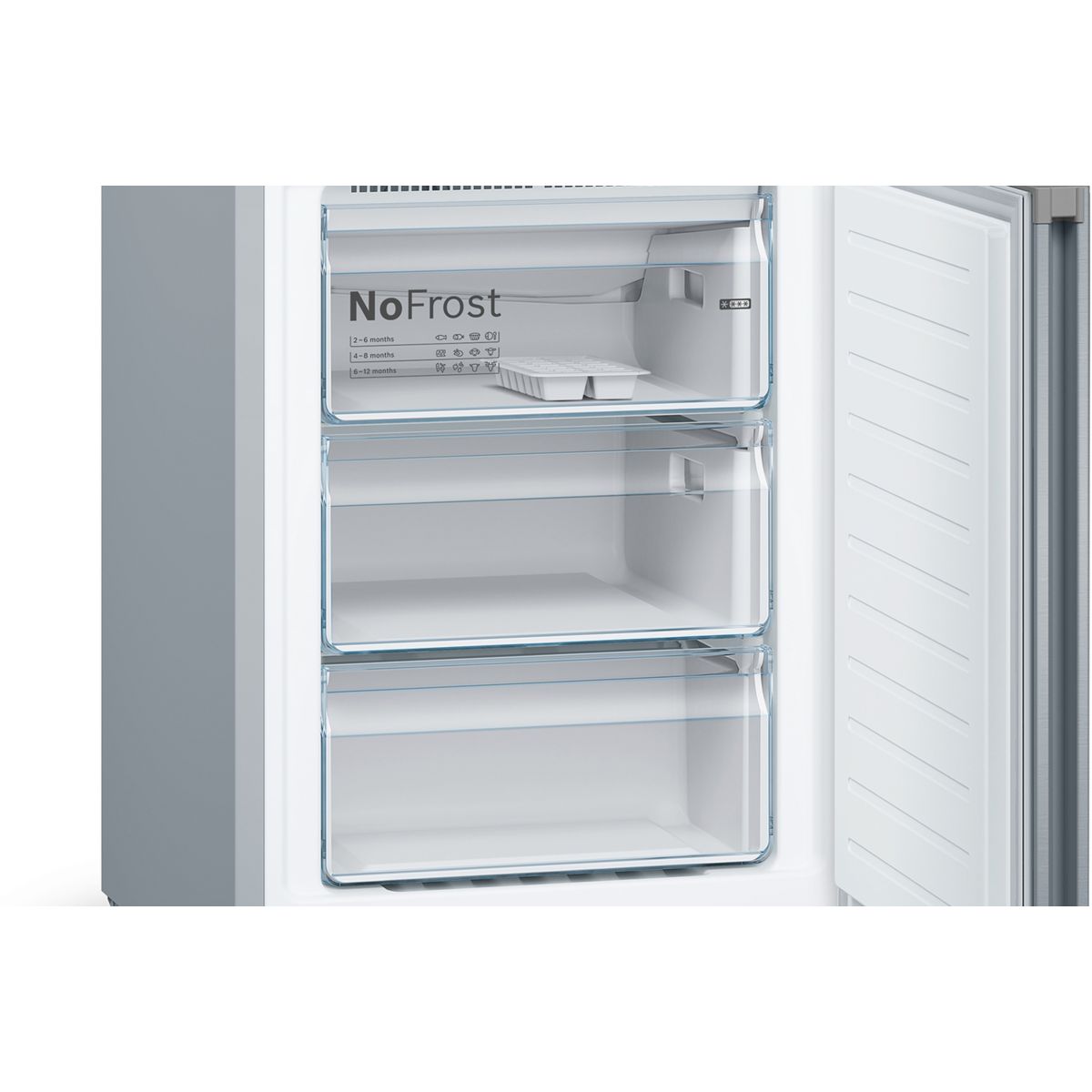 Réfrigérateur combiné KGN36VLED Série 4 VitaFresh inox, BOSCH