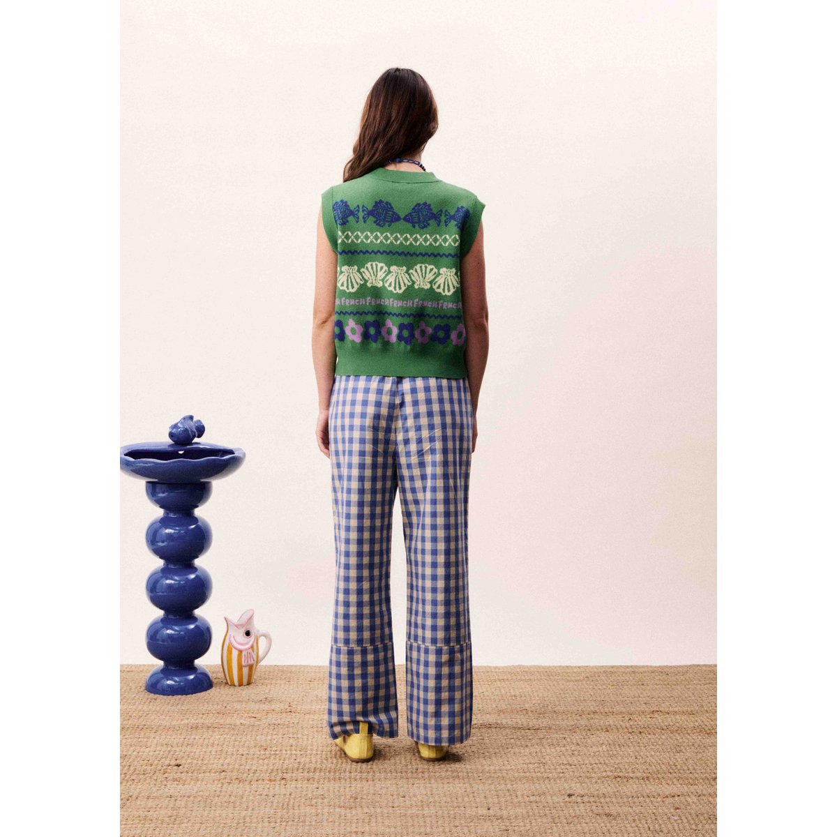 Pull JOHANNE vert, FRNCH