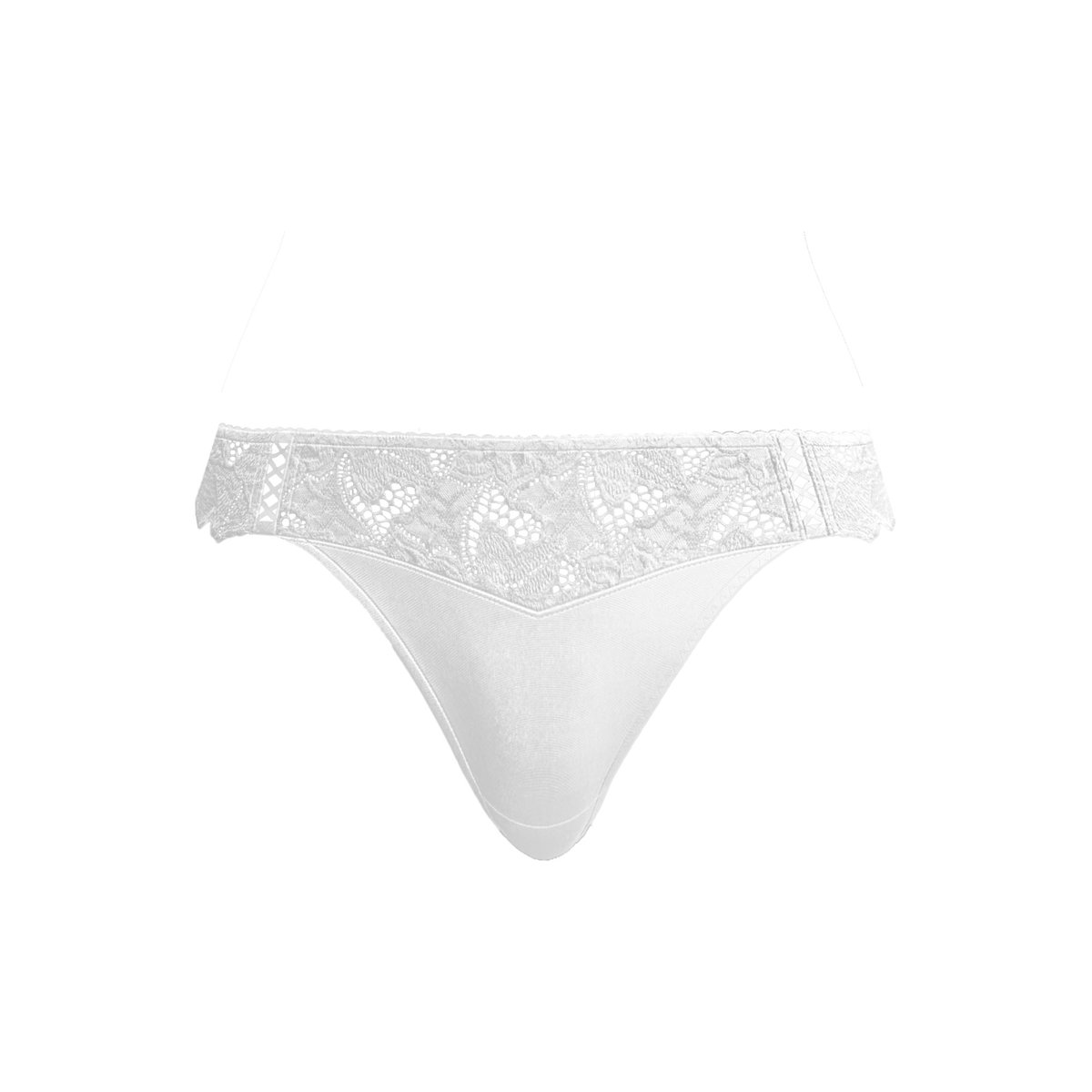 Tanga ARUM blanc, SANS COMPLEXE