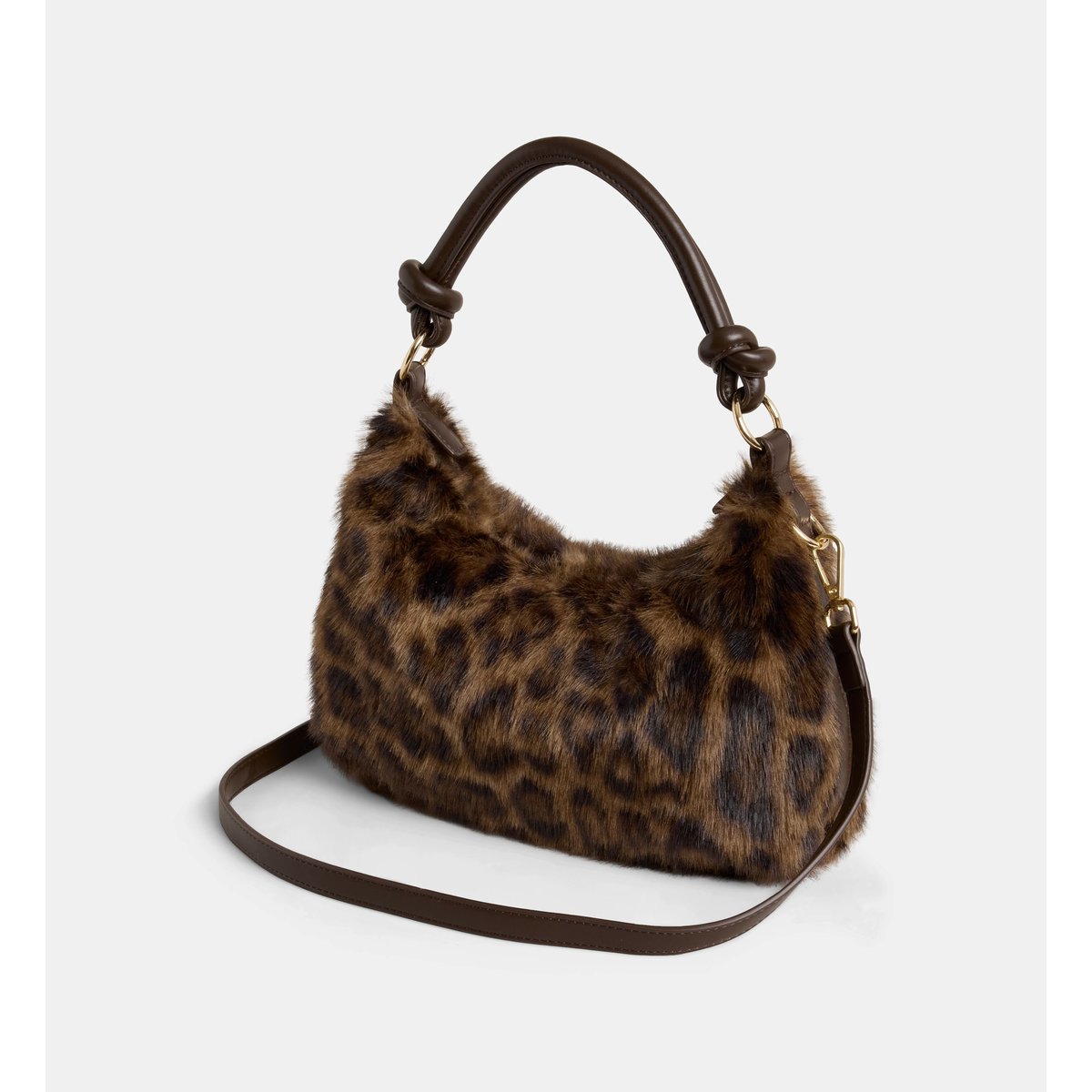 Sac à main mini line fur léopard léopard, GALERIES LAFAYETTE