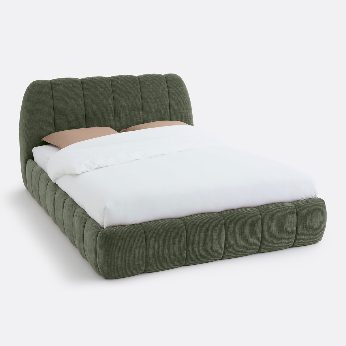 Letto Imbottito Con Rete A Molle Nuria Arredamento Letti E Accessori Telai Per La Redoute