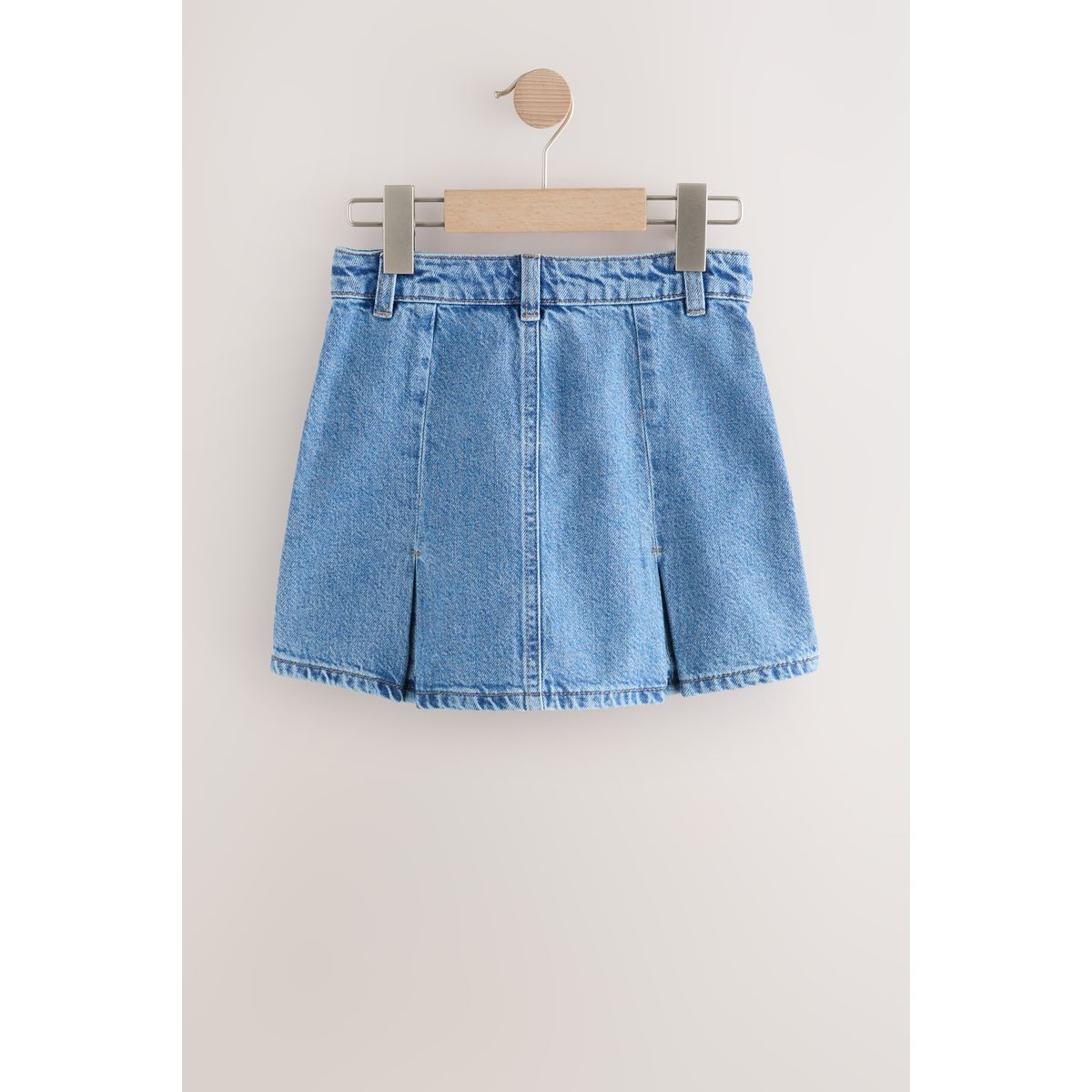Jupe en jean avec poches jean bleu moyen, NEXT