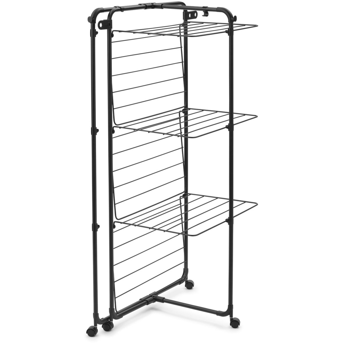 Etendoir à linge Tour Hang on 23M Noir couleur unique, BRABANTIA