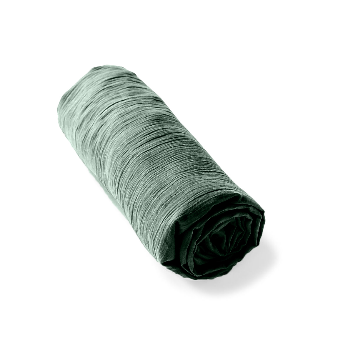 Drap Housse   - GAZE DE COTON gris taupe, TRADITION DES VOSGES