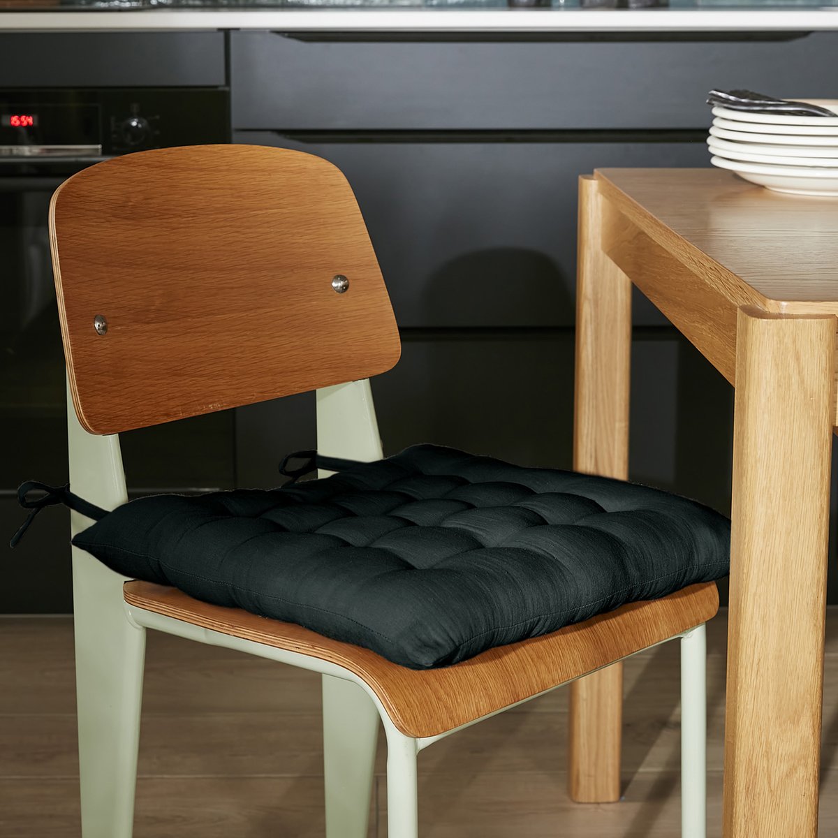 Coussin de chaise 40x40 cm Gaze de Coton Terra Sapin sapin, EDEN